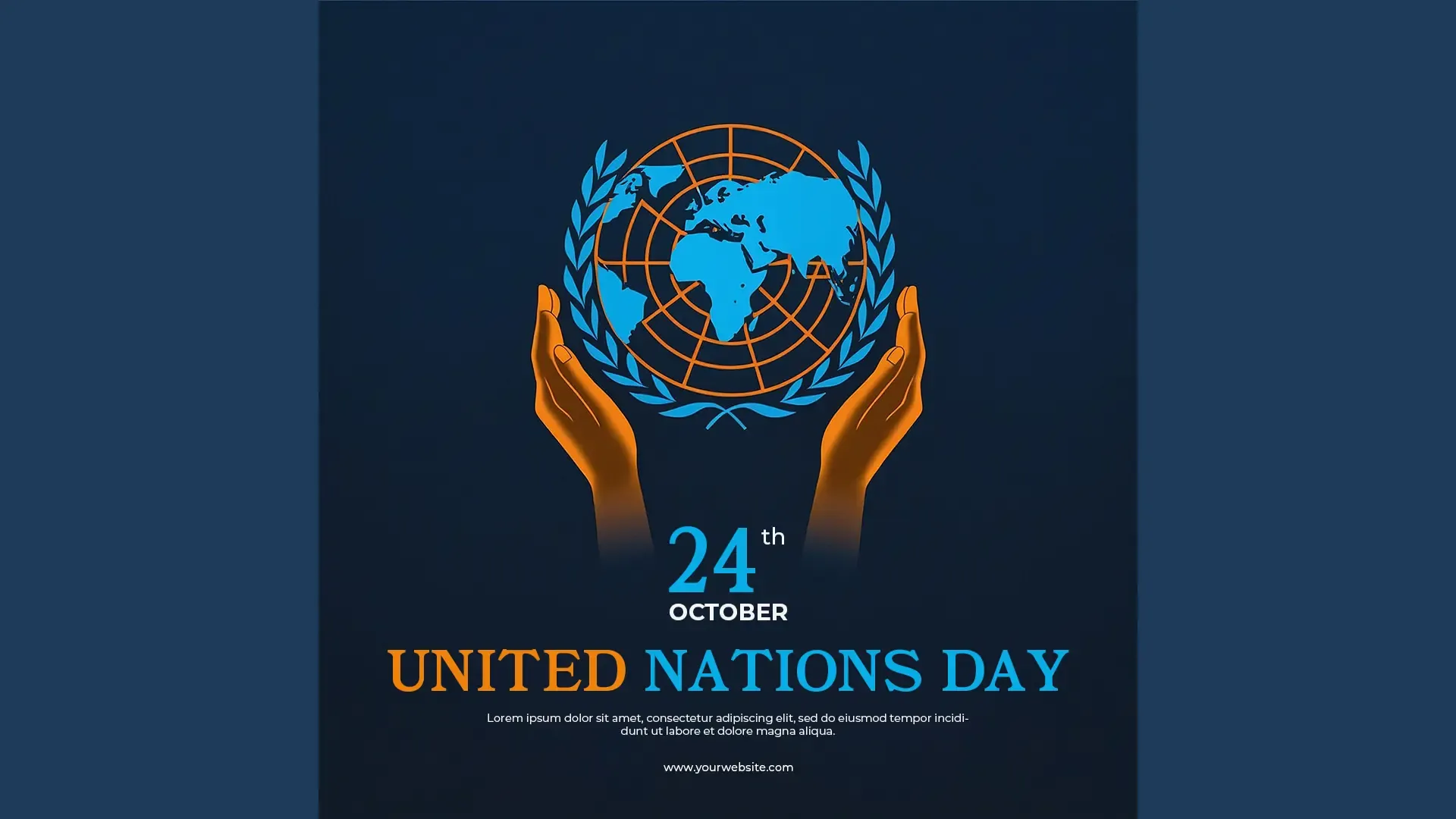 Modern Unity United Nations Day for Instagram Post